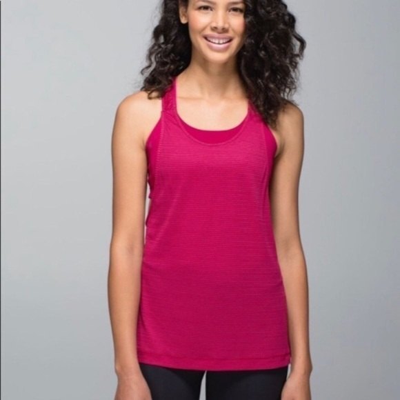 Lululemon Stash It Tank In Bumble Berry 6 - Picture 3 of 14